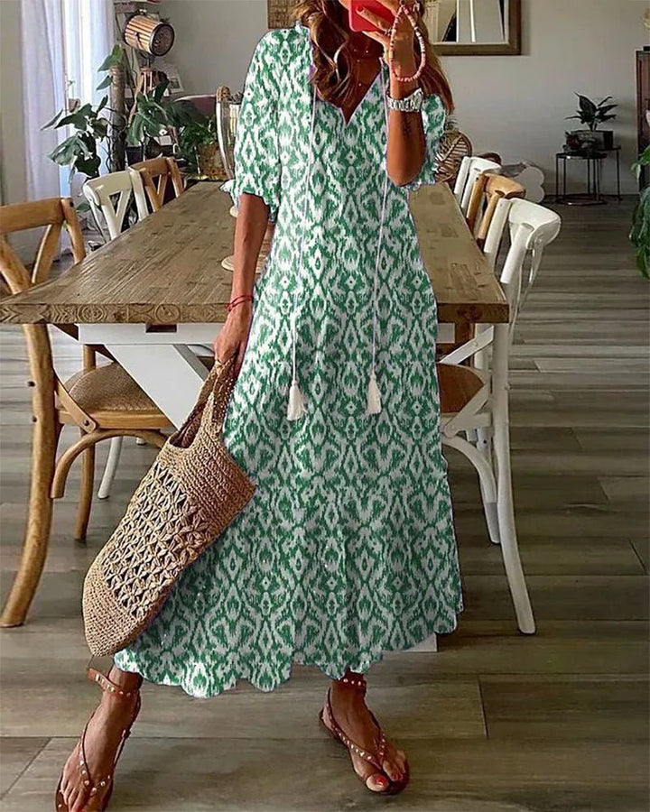Coris - Vestido boho favorecedor