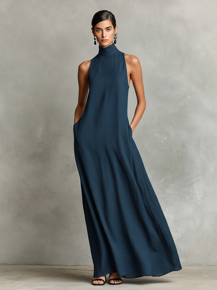 Tabitha - Maxivestido de lino premium