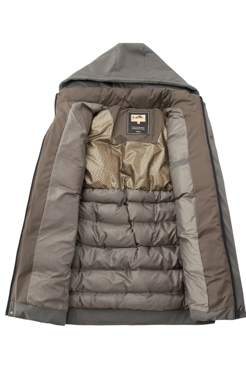 Trenrik - Abrigo con Capucha Casual Estiloso