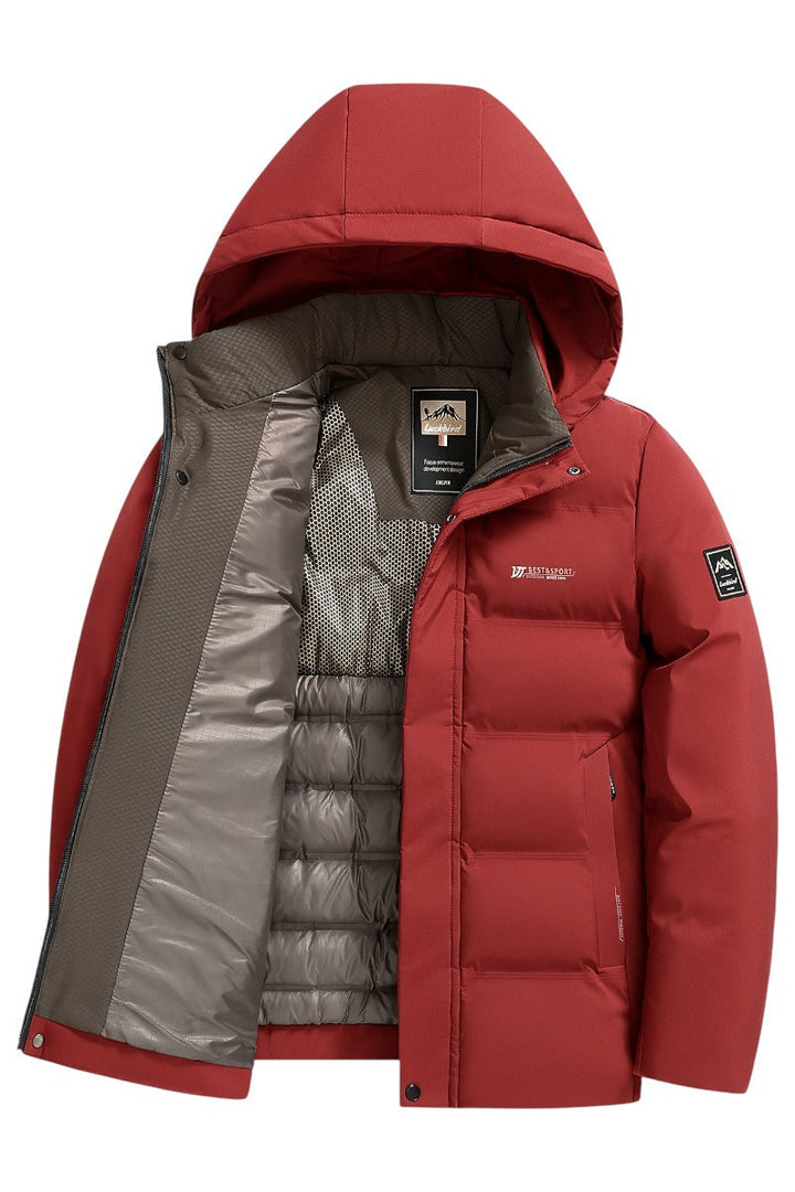 Trenrik - Abrigo con Capucha Casual Estiloso