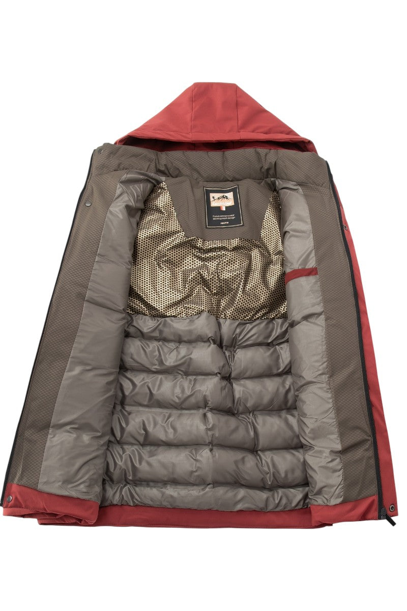 Trenrik - Abrigo con Capucha Casual Estiloso