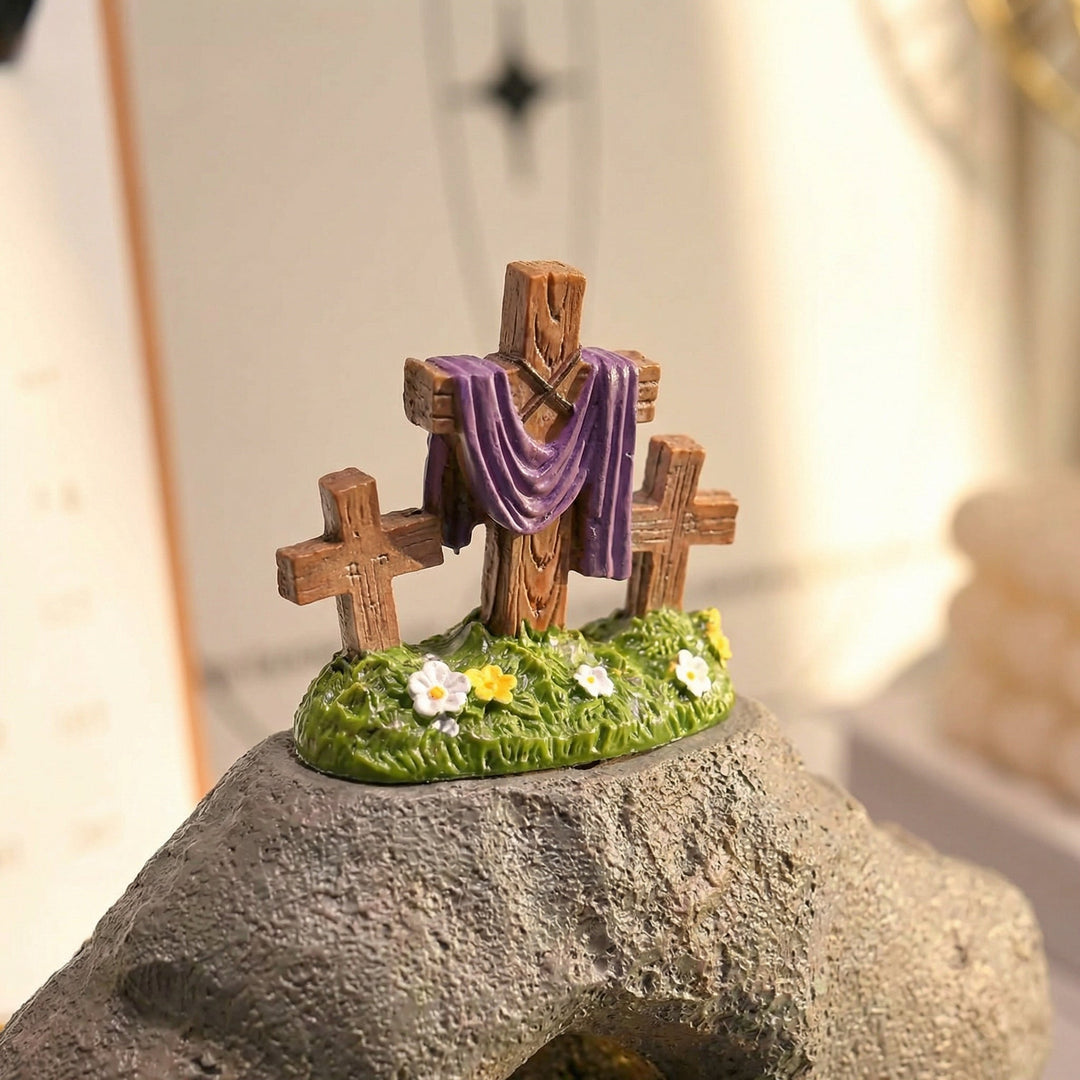 Celinea - Set decorativo con escena de la Pascua de Resurrección