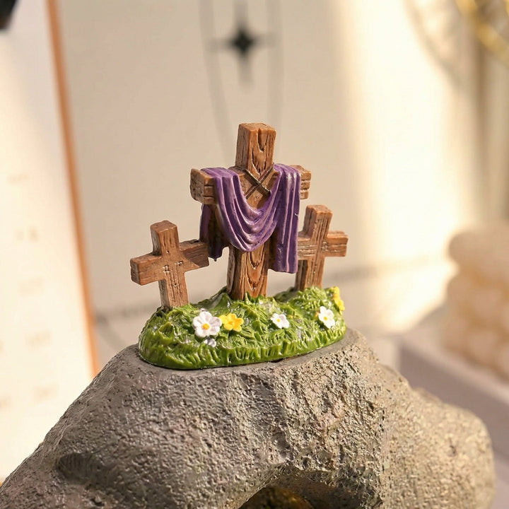 Celinea - Set decorativo con escena de la Pascua de Resurrección