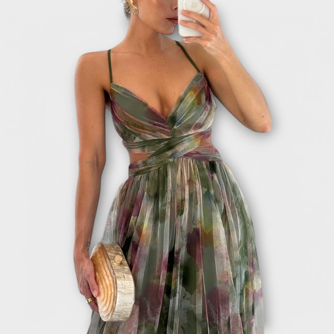Veyna - Vestido largo moldeador