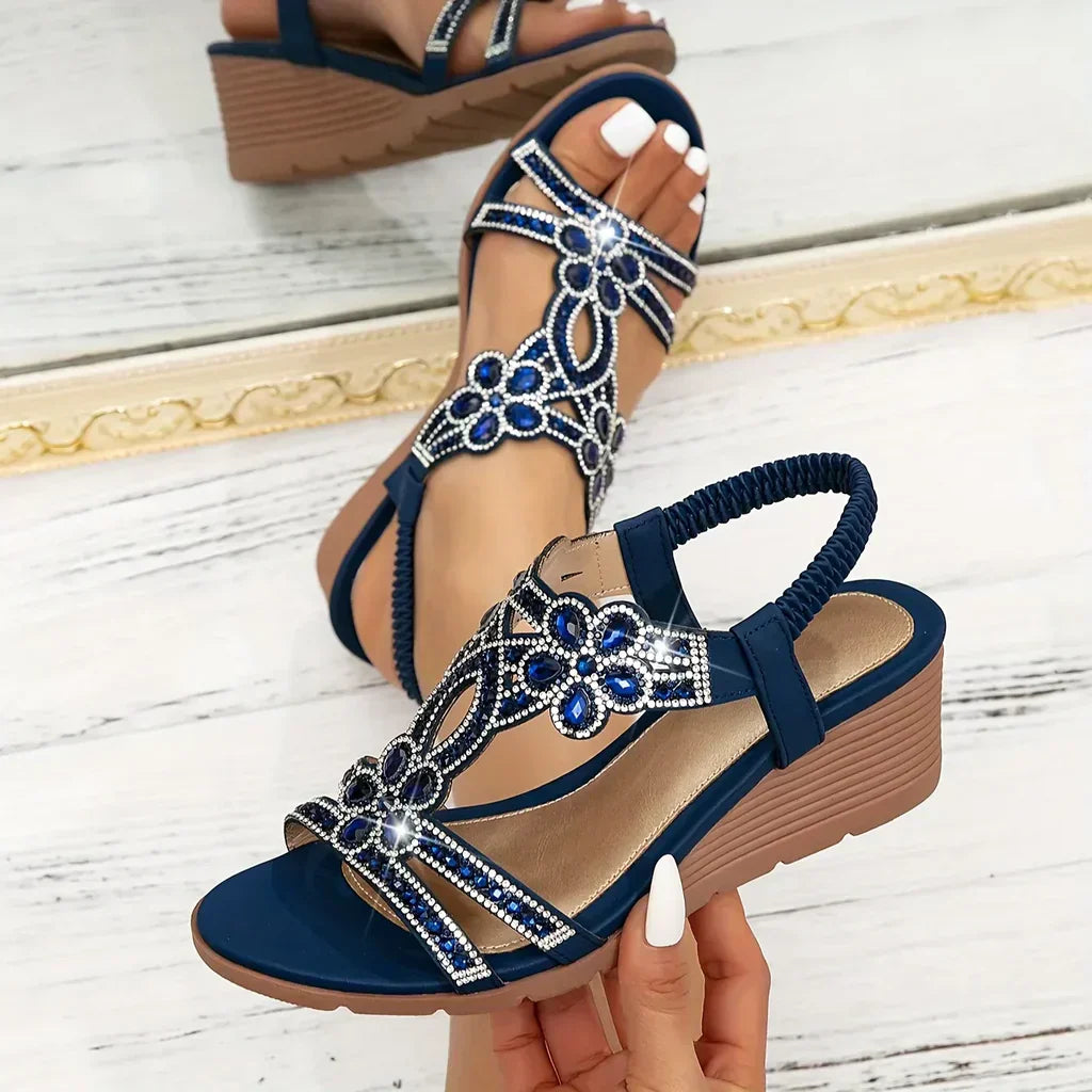 Kirelda - Sandalias de cuña elegantes