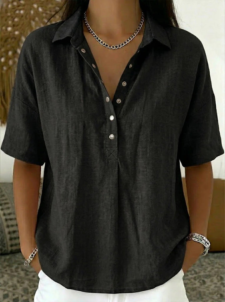 Eulalia - Blusa con cuello suave al tacto