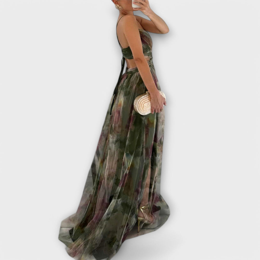 Veyna - Vestido largo moldeador