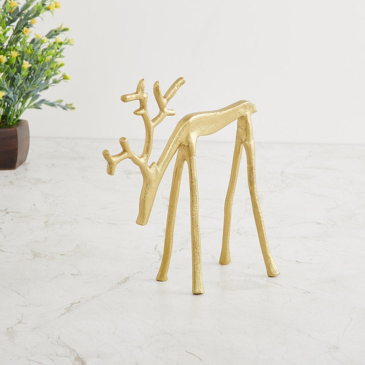 Cyralynne - Decoración de Mesa con Renos Festivos