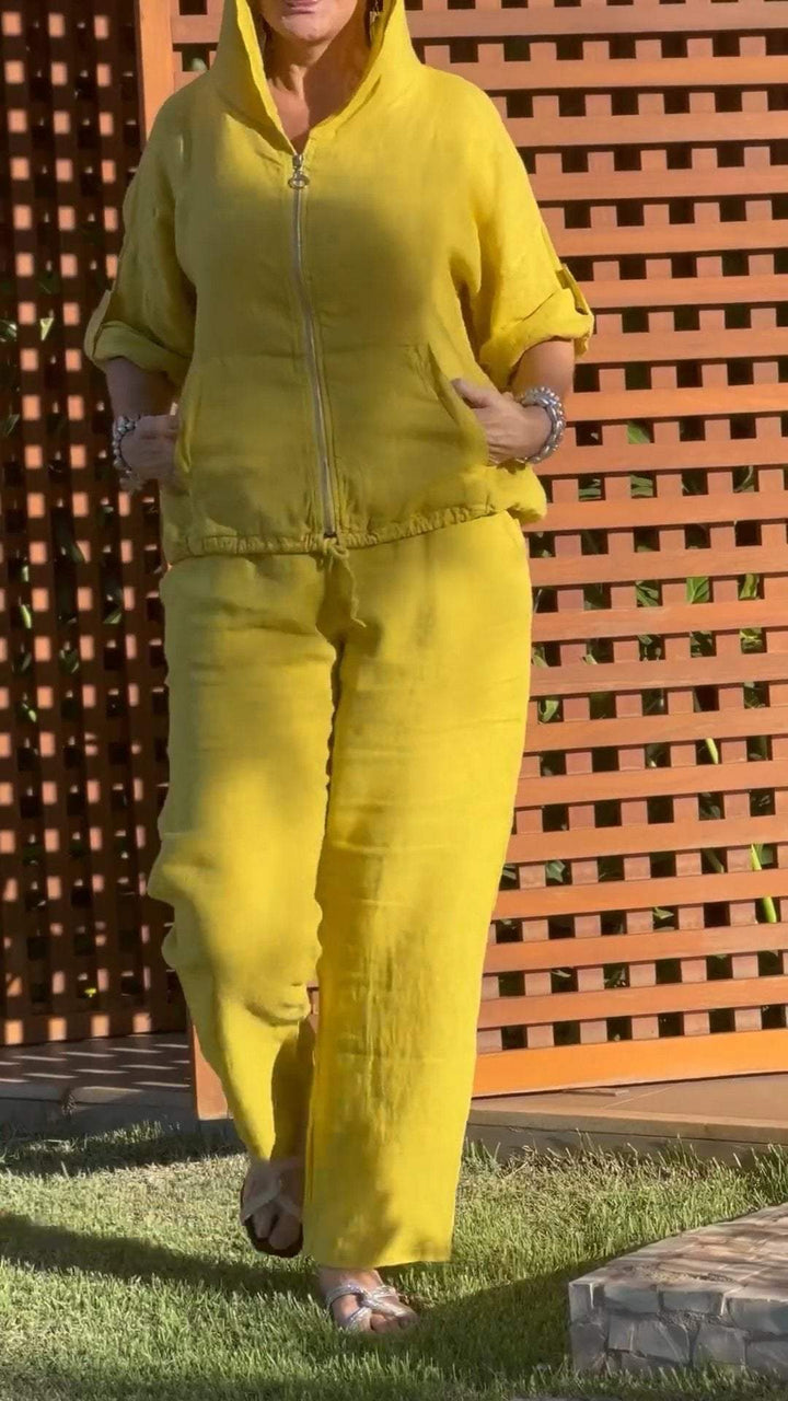 Florina - Conjunto de sudadera con cierre y pantalón