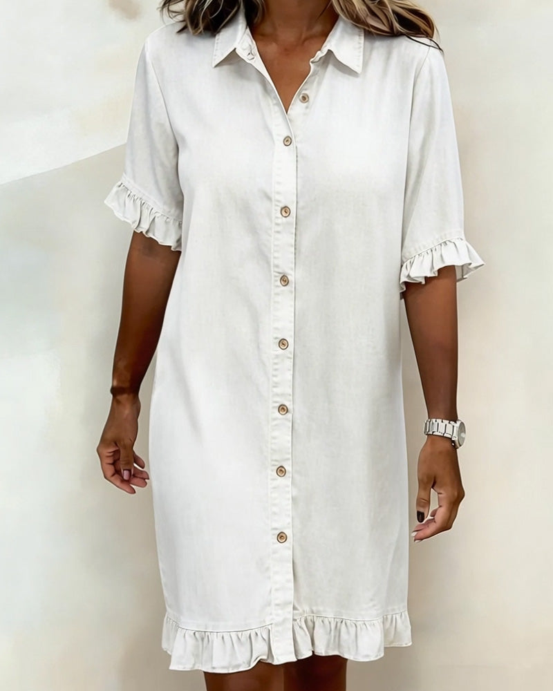 Kirella - Vestido camisero con botones al frente
