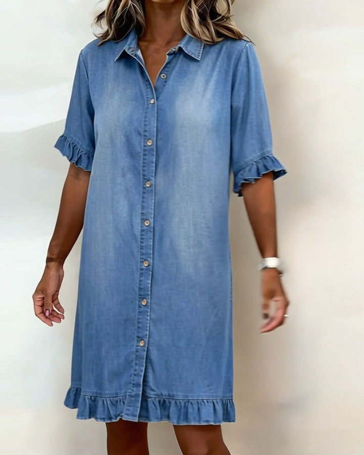 Kirella - Vestido camisero con botones al frente