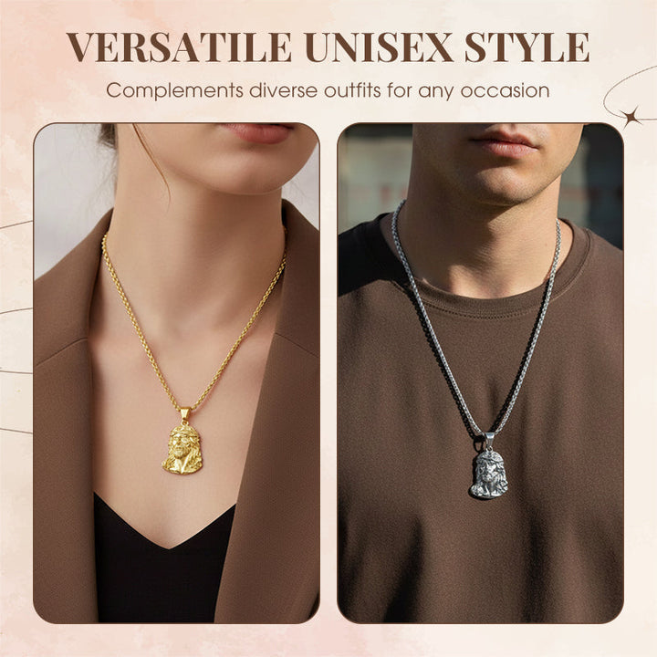 Sairo - Collar con Colgante de Cabeza de Jesús