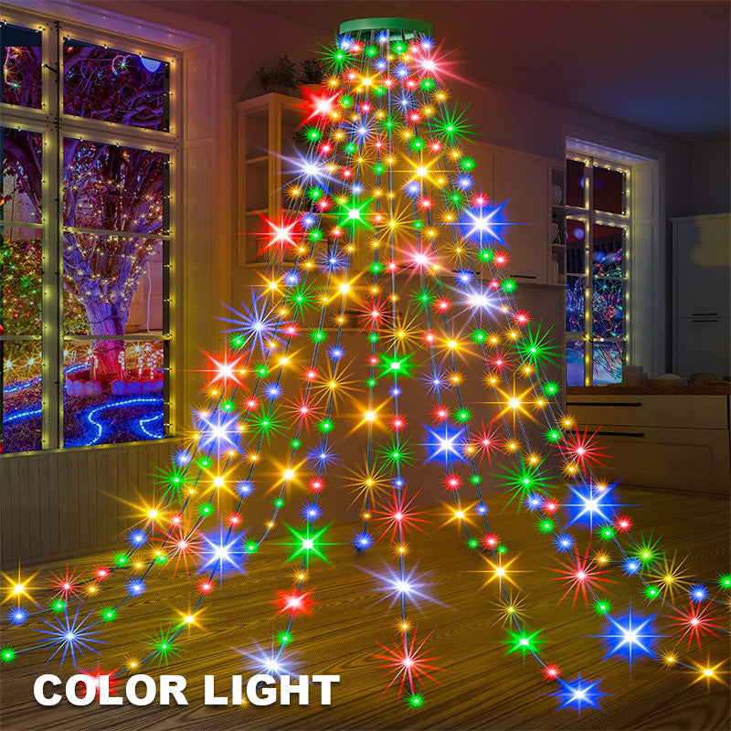 Corenne - Luces LED en Cascada para Árbol de Navidad