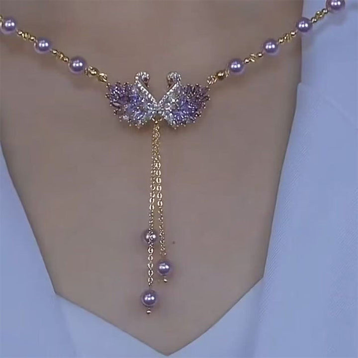 Wenisa - Collar con dije de cisne