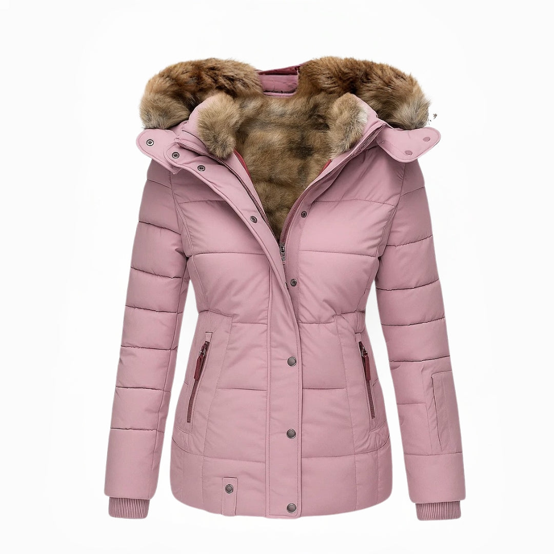 Laurinra - Abrigo con Capucha Casual Estiloso