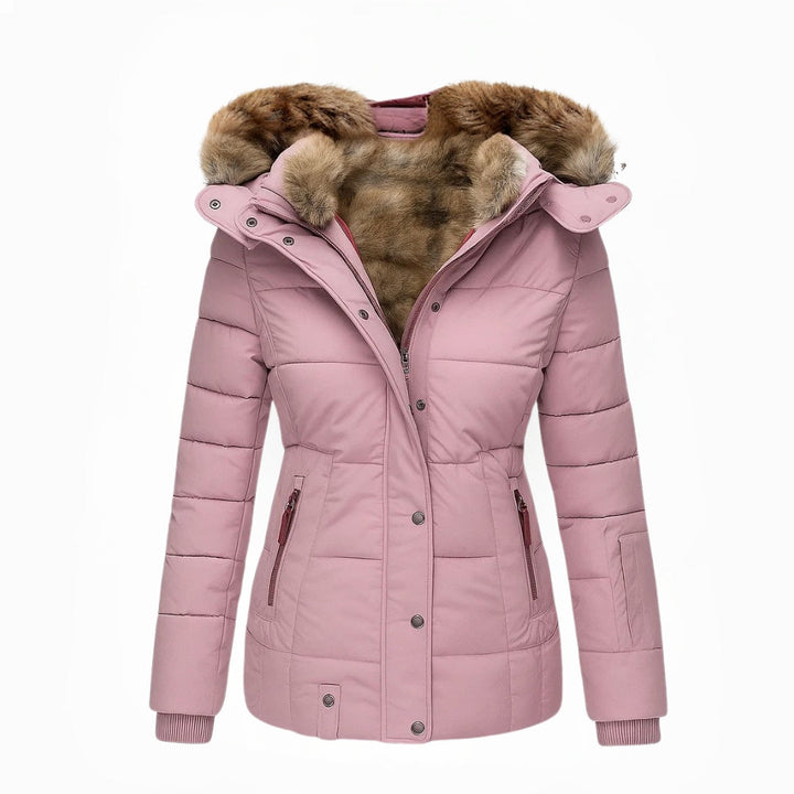 Laurinra - Abrigo con Capucha Casual Estiloso