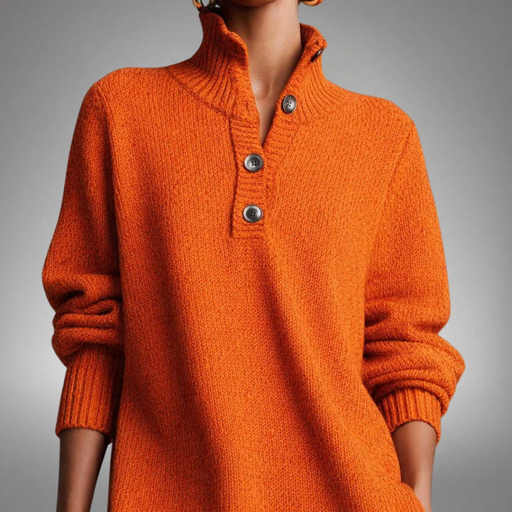 Eliri - Vestido de Suéter Casual Estiloso