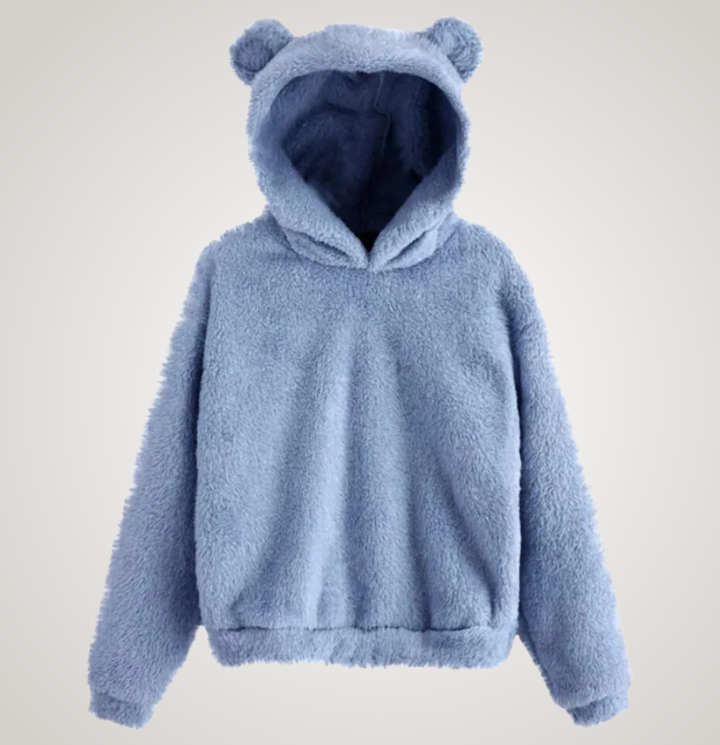 Tialyn - Sudadera con capucha estilo teddy