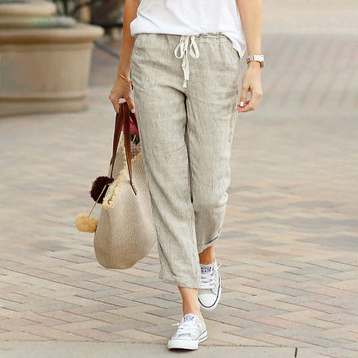 Lisette - Pantalones transpirables con jareta