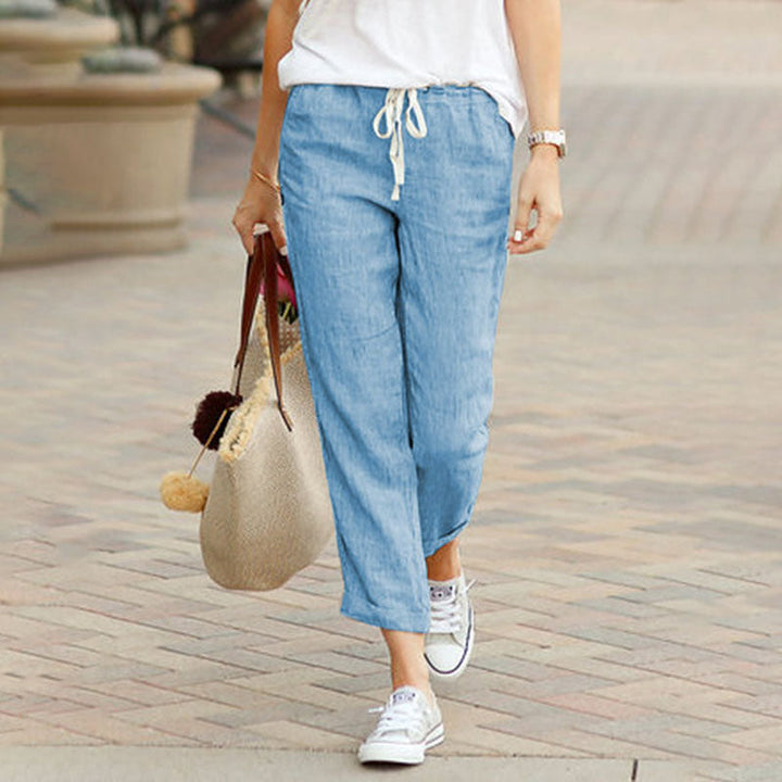 Lisette - Pantalones transpirables con jareta