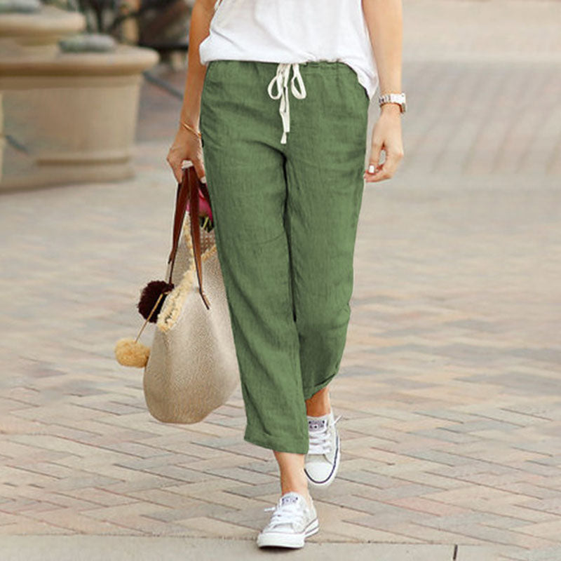 Lisette - Pantalones transpirables con jareta
