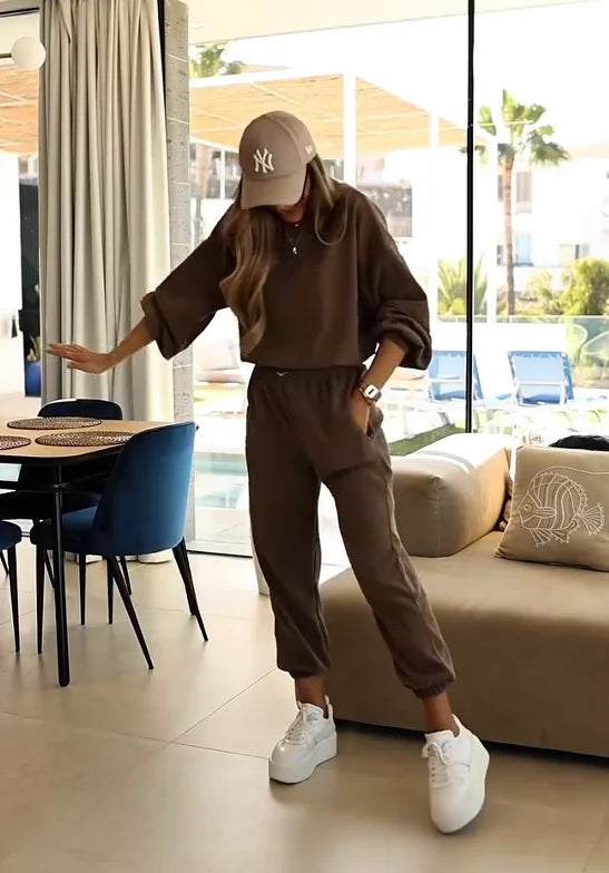 Nirell - Conjunto coordinado de punto de dos piezas