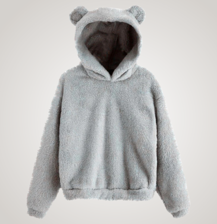 Tialyn - Sudadera con capucha estilo teddy