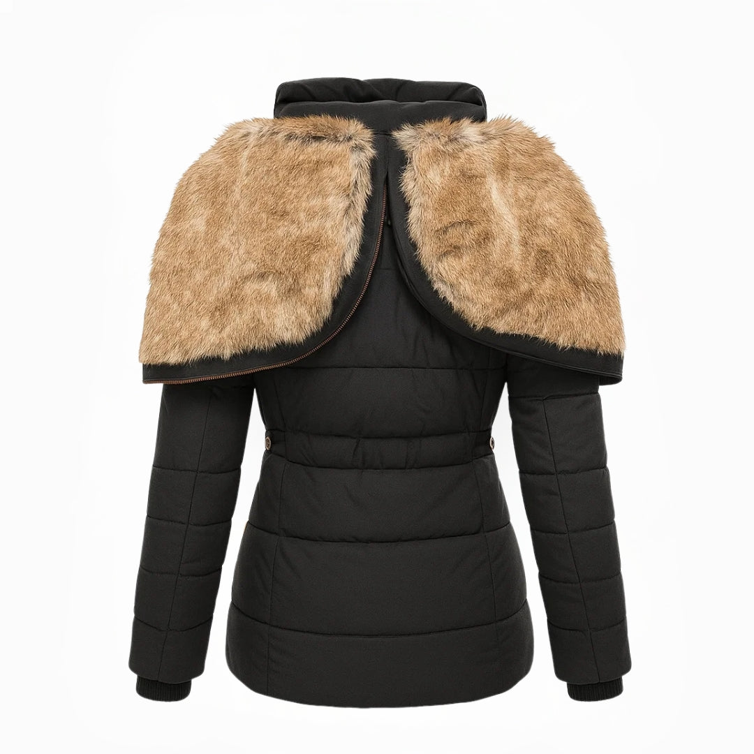Laurinra - Abrigo con Capucha Casual Estiloso
