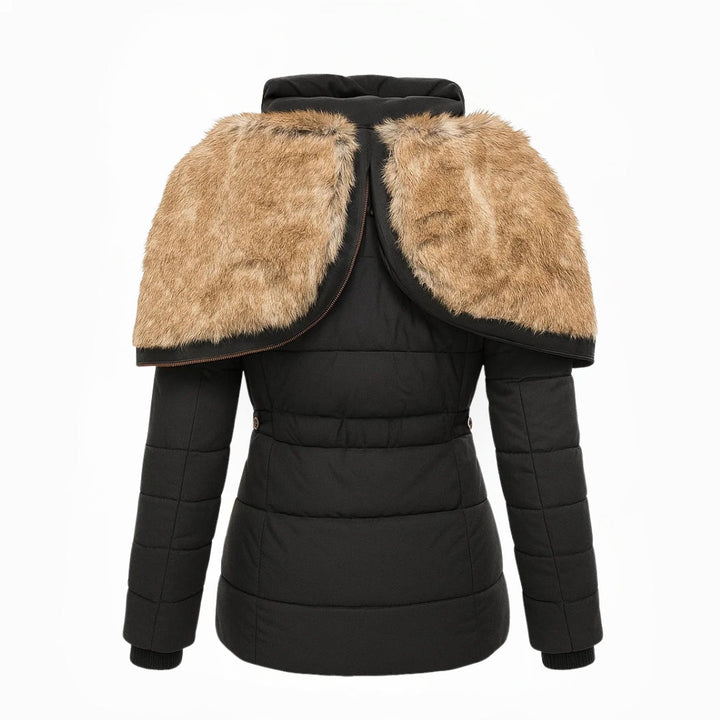 Laurinra - Abrigo con Capucha Casual Estiloso
