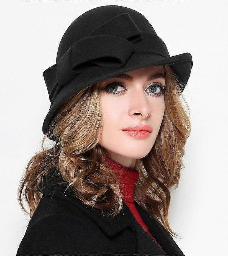 Magnolia - Sombrero Cloche Elegante con Ala