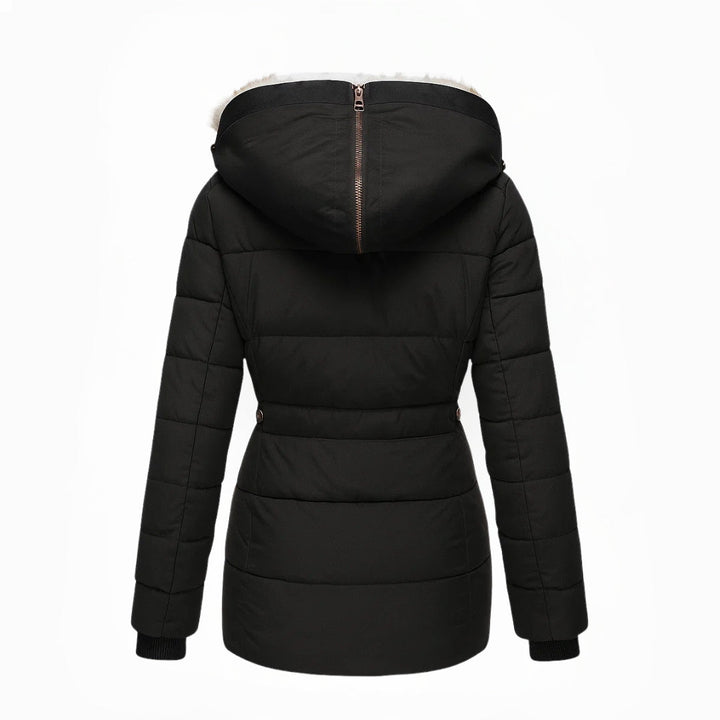 Laurinra - Abrigo con Capucha Casual Estiloso