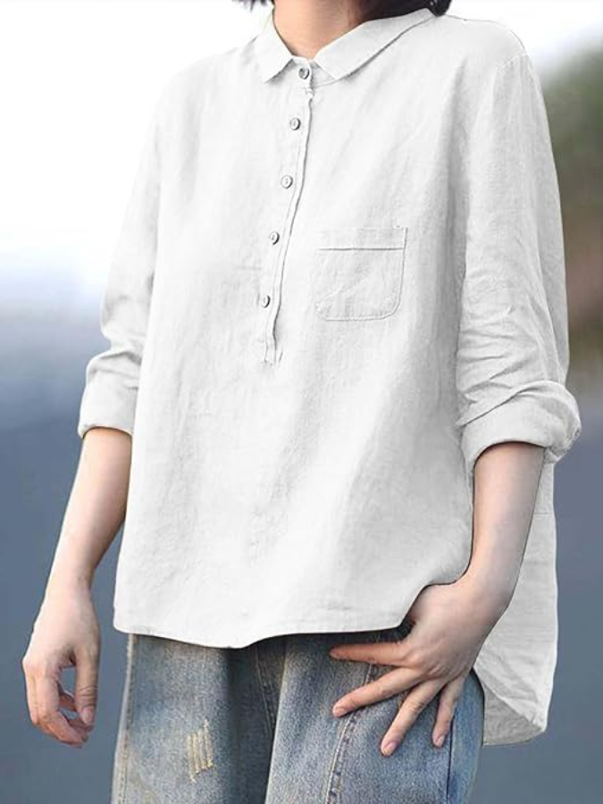 Koriel - Blusa de tacto suave