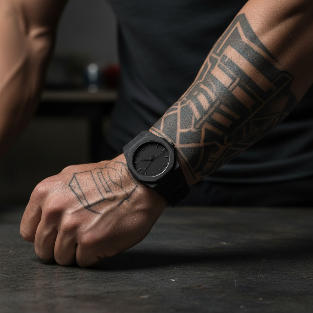 Nevrick - Reloj octagonal discreto