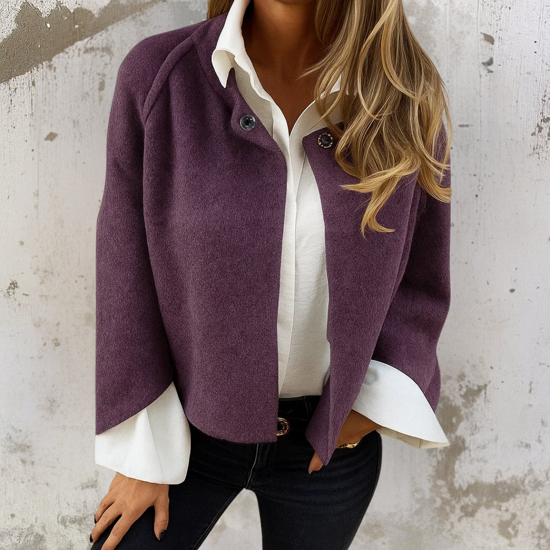 Nalitha - Chaqueta corta de tacto suave