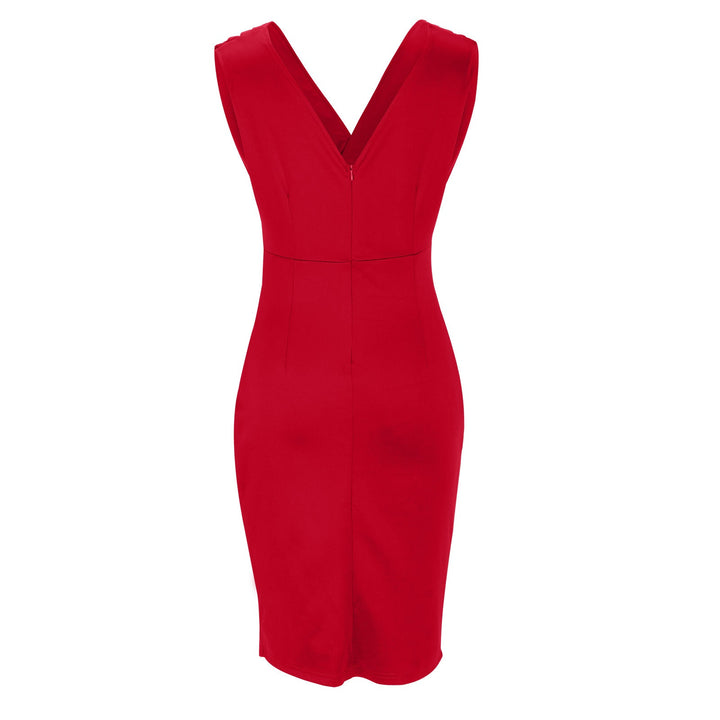 Kaela - Vestido midi drapeado escultural