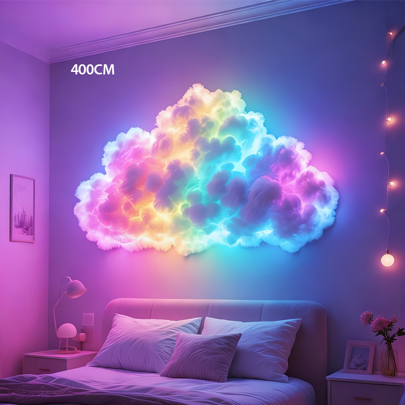 Liliana - Lámpara de Pared RGB en Forma de Nube