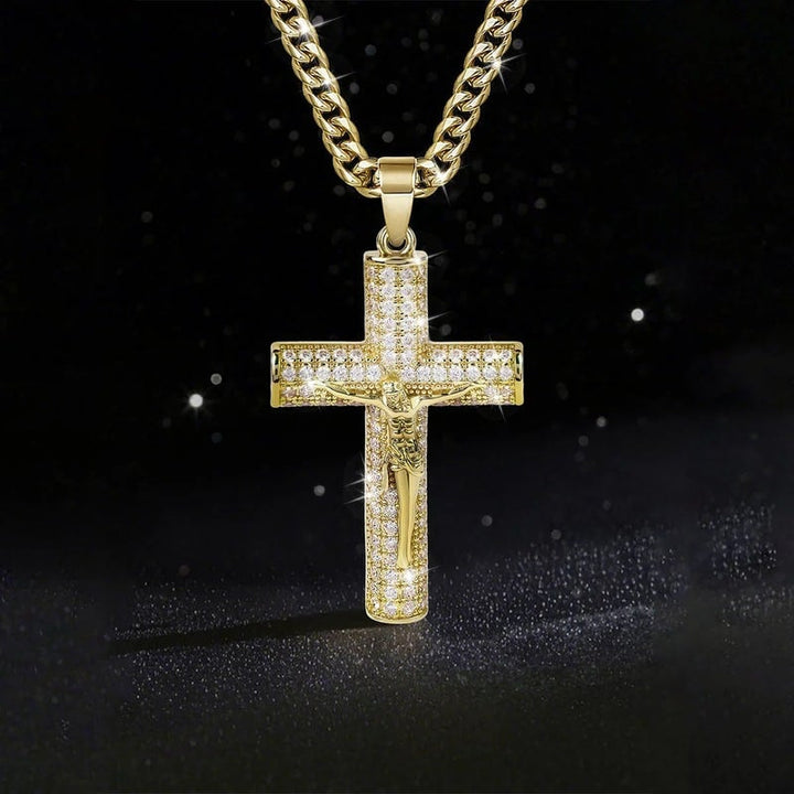 Elarayne - Collar con Colgante de Cruz