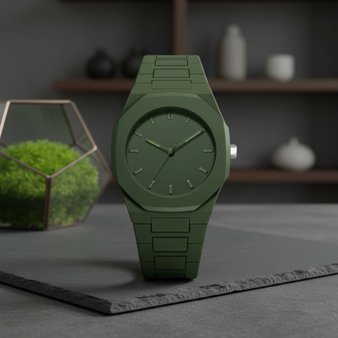 Nevrick - Reloj octagonal discreto