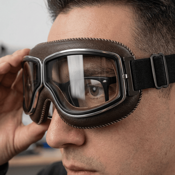 Alaric - Lentes vintage para moto