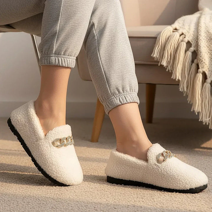 Elari - Pantuflas ergonómicas de felpa