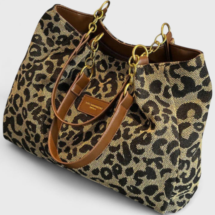 Winona - Bolso con estampado de leopardo casual con estilo