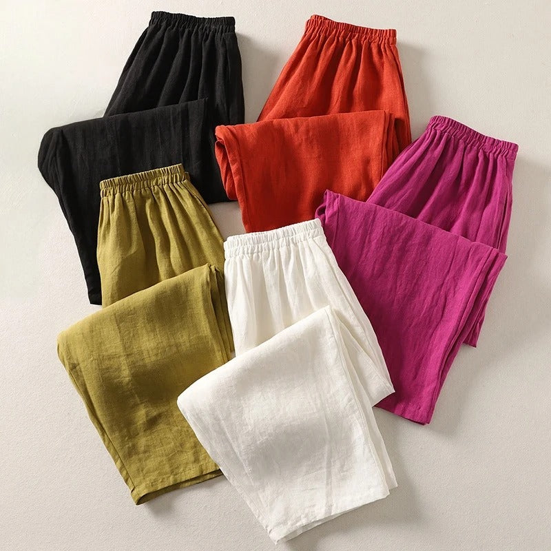 Wilina - Pantalón de lino ligero