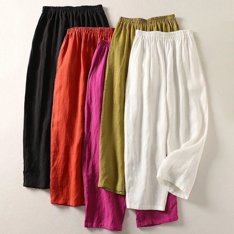 Wilina - Pantalón de lino ligero