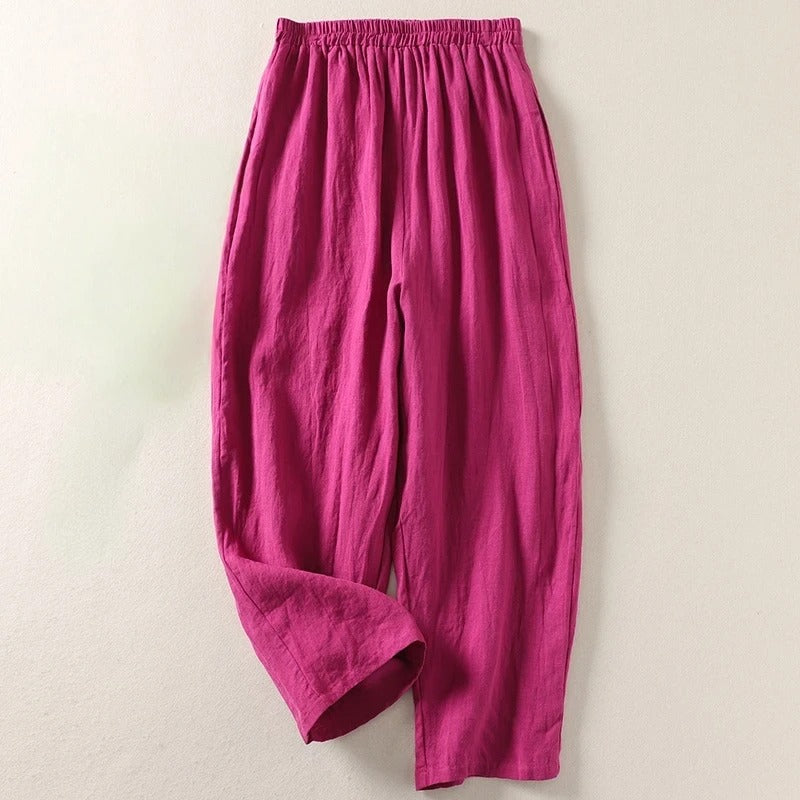 Wilina - Pantalón de lino ligero