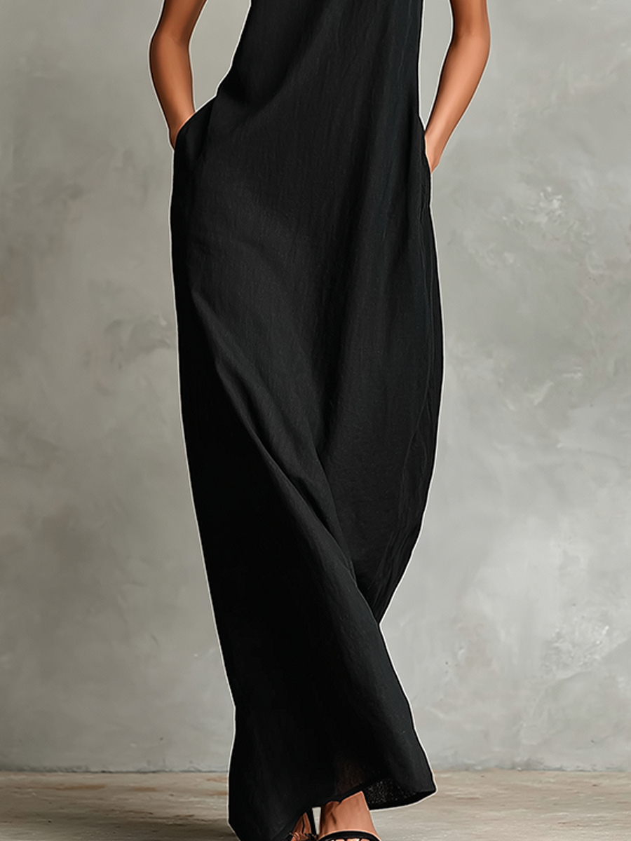 Tabitha - Maxivestido de lino premium