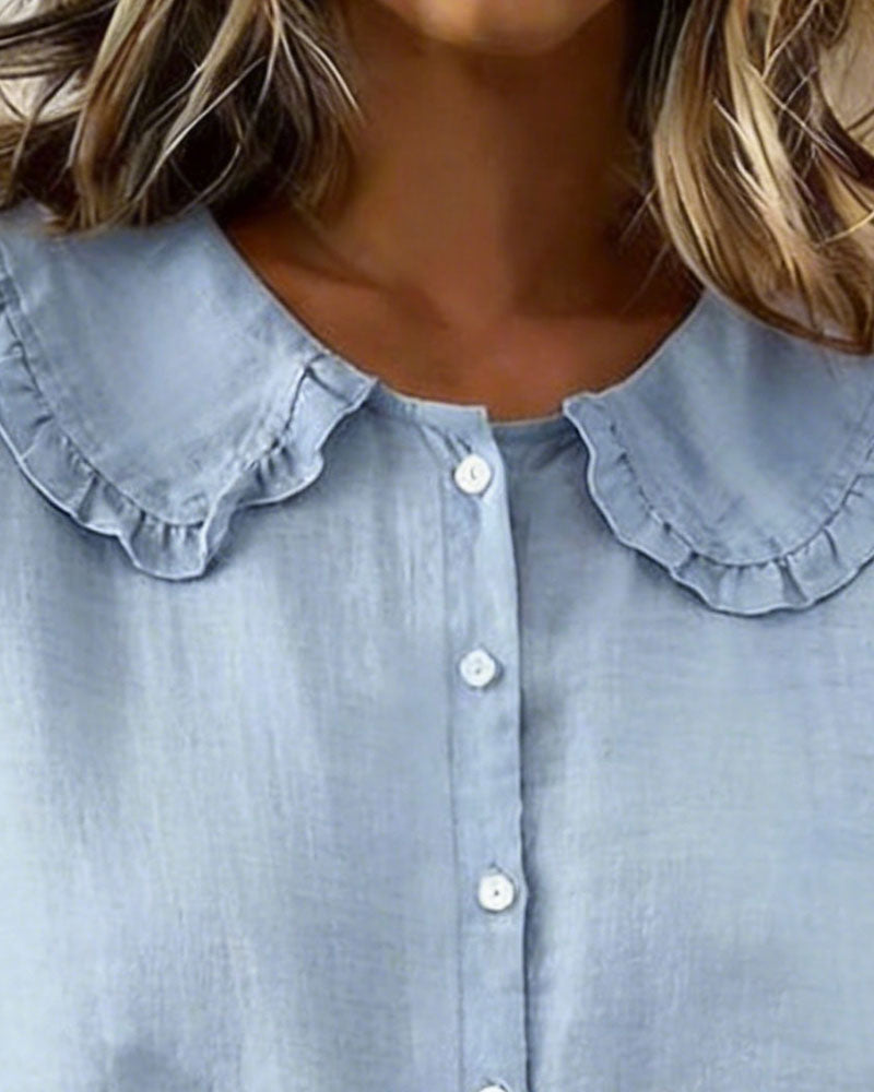 Dorothea - Camisa de lino ligera