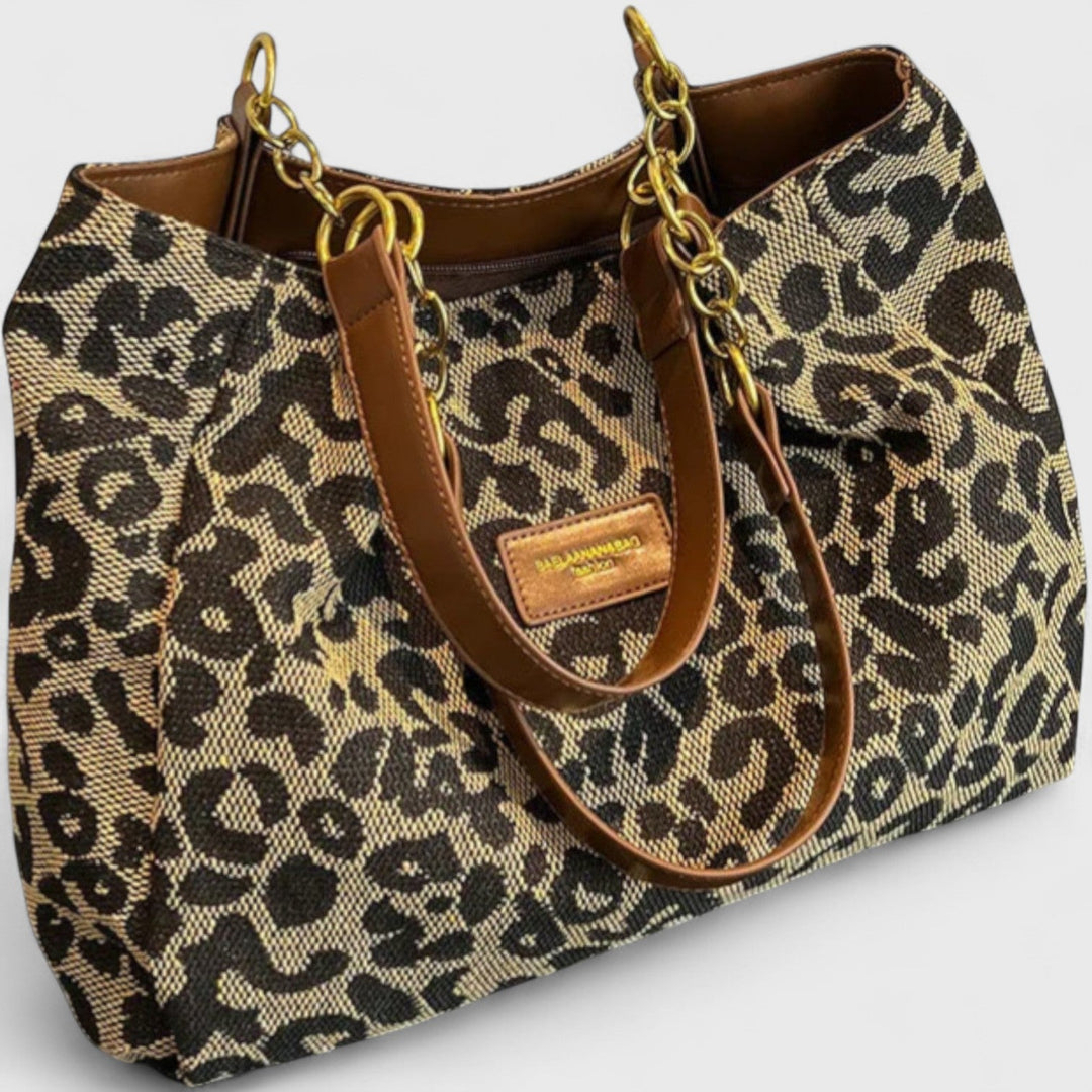 Winona - Bolso con estampado de leopardo casual con estilo