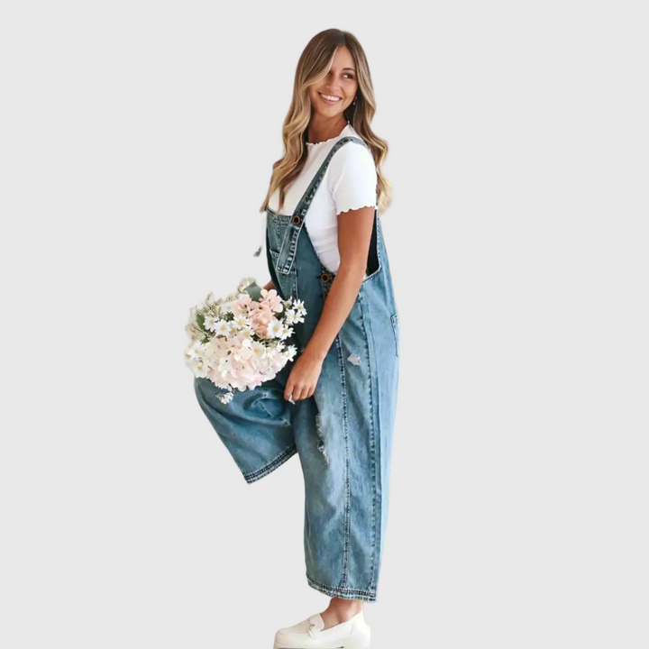 Yuna - Jumpsuit de lavado vintage