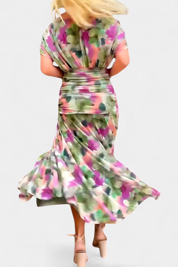 Tamsyn - Maxivestido floral de tacto suave