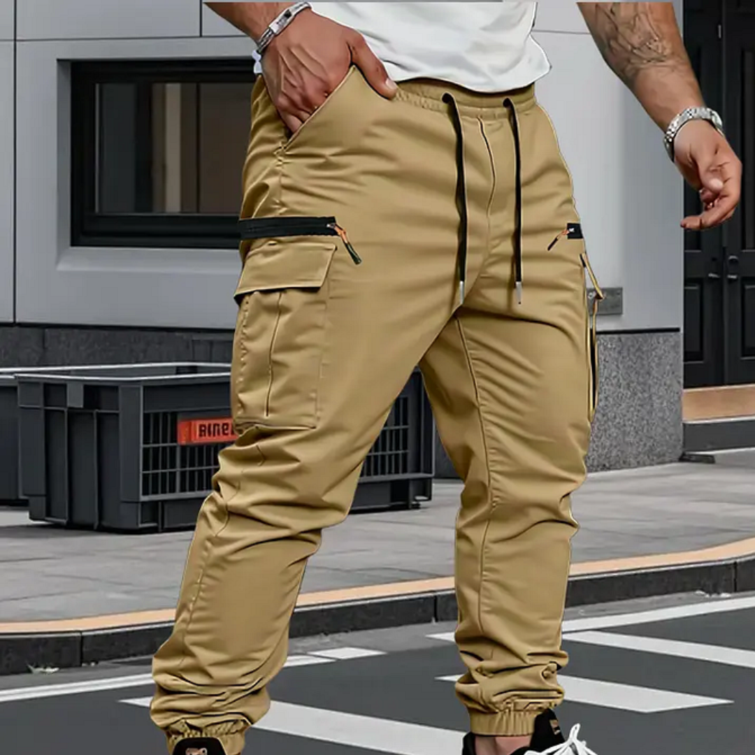 Aldric - Pantalón jogger cargo de rendimiento con stretch